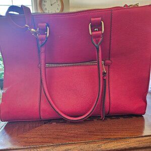 Merona tote bag in red
